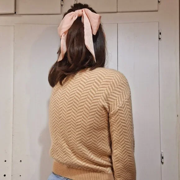 Light Brown Button Sweater - Picture 4 of 6